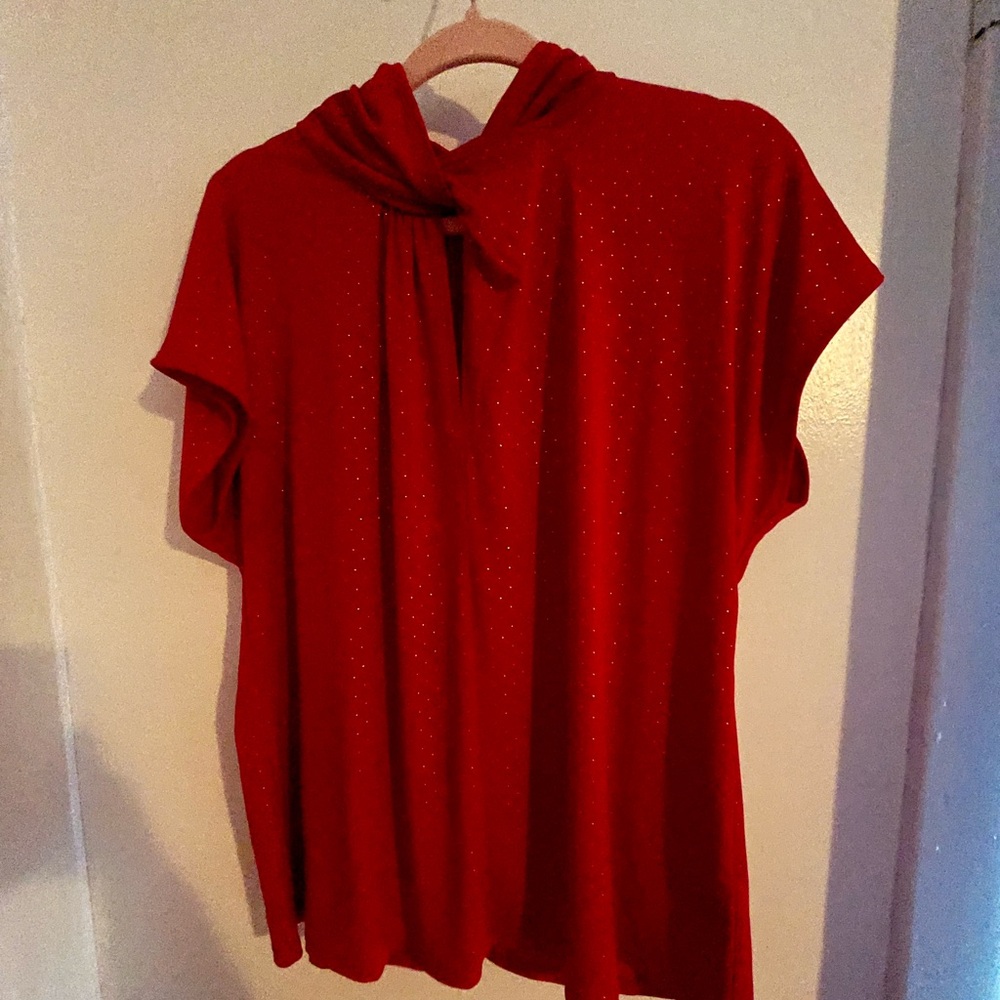 work shirt, Micheal Kors, size XL, has a zipper on the back